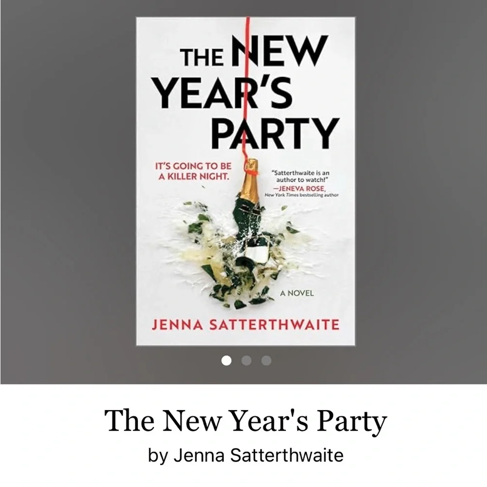 The New Year’s Party by Jenna Satterthwaite Paperback Book Mystery Thriller